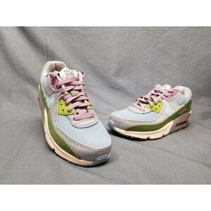 Nike Air Max 90 SE Sun Club Treeline (GS) Size 4Y DISPLAY NEW NO BOX!